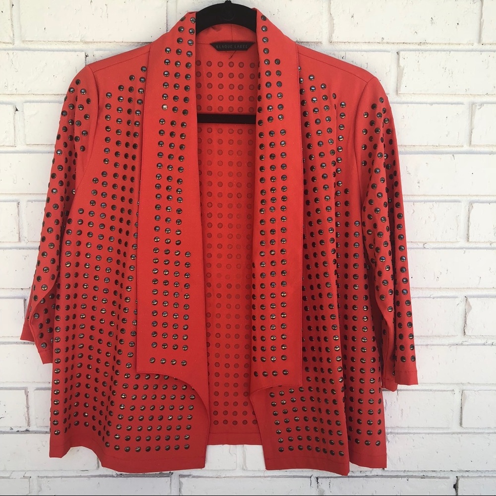 Studded casual blazer